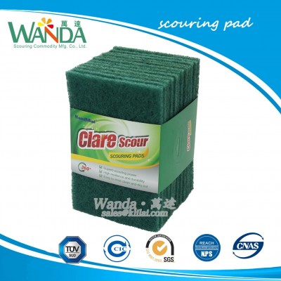 Wholesales Cleaning Products Green Abrasive Scouring Pad Scour Pad