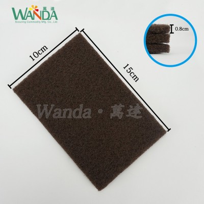 Wholesale Abrasive Cleaning Pad Brown Scouring Pad for Kitchen